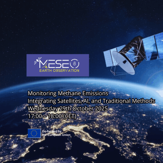 Join the MESEO Webinar: Monitoring Methane Emissions with Satellites, AI, and Traditional Methods